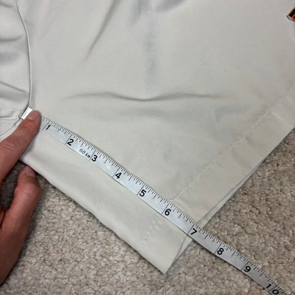 VTG 90s Nike Tennis Shorts Court Classic Patch Men's M Pleated Agassi Sampras - Picture 9 of 15